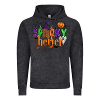 Vintage Black spooky heifer Vintage Hoodie - Zillion Design Studio