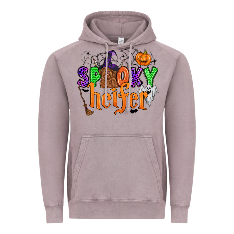 Spooky Heifer Vintage Hoodie by Zillion Design Studio | Teevron
