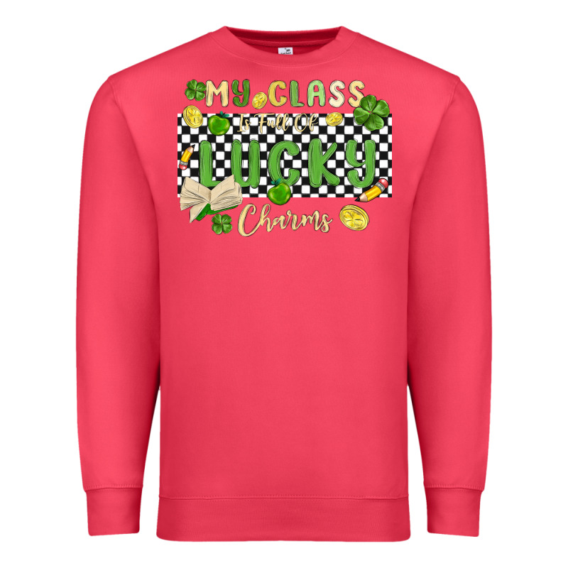 My Class Is Full Of Lucky Charms Premium Sweatshirt by MaliasSmallBusiness | Teevron