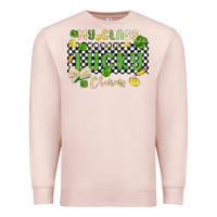 Pale Pink my class is full of lucky charms Premium Sweatshirt - MaliasSmallBusiness
