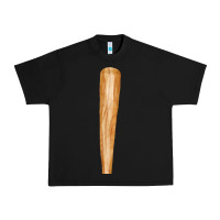 Black wooden baseball Urban Heavy Tee - FaDigitalArtStudio