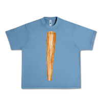Pebble Blue wooden baseball Urban Heavy Tee - FaDigitalArtStudio