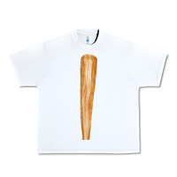 White wooden baseball Urban Heavy Tee - FaDigitalArtStudio