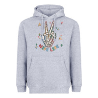 Heather Grey wife life Heavyweight Hoodie - MaliasSmallBusiness