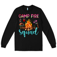 Black camp fire squad Long Sleeve Tee - JahusDesignShop