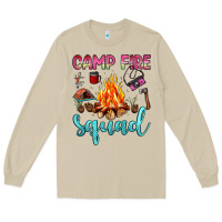 Mushroom camp fire squad Long Sleeve Tee - JahusDesignShop