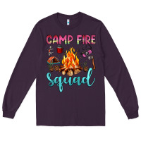 Plum camp fire squad Long Sleeve Tee - JahusDesignShop