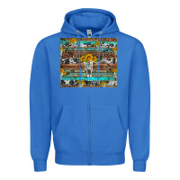 True Royal longhorn bull skull cowhide leopard turquoise Zipper Hoodie - Artiststas