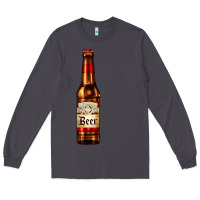 Smoke red beer bottle Long Sleeve Tee - AdoDesignShop