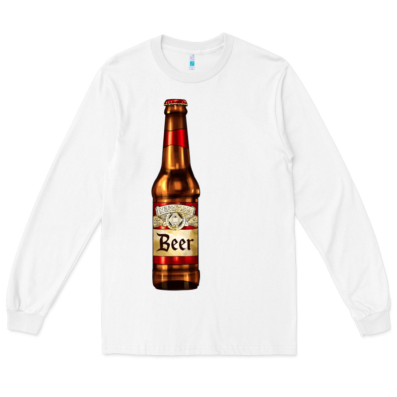 Red Beer Bottle Long Sleeve Tee by AdoDesignShop | Teevron