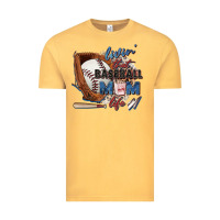 Vintage Mustard livin' that baseball mom life Vintage Tee - Zillion Design Studio