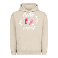 Pigment French Oak Hello world Urban Hoodie - Bettercallsaul