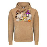 Halloween Farm Animals Vintage Hoodie | Teevron