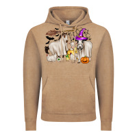 Vintage Coffee halloween farm animals Vintage Hoodie - Zillion Design Studio