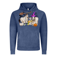 Vintage Denim halloween farm animals Vintage Hoodie - Zillion Design Studio