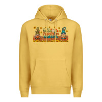 Antique Gold hello pumpkin season libbey glass Premium Hoodie - BundleAndBundleShop