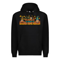 Black hello pumpkin season libbey glass Premium Hoodie - BundleAndBundleShop