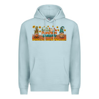 Blue Mist hello pumpkin season libbey glass Premium Hoodie - BundleAndBundleShop