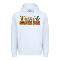 White hello pumpkin season libbey glass Premium Hoodie - BundleAndBundleShop