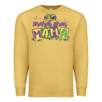 Antique Gold mardi gras mama Premium Sweatshirt - MaliasSmallBusiness