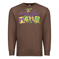 Chestnut mardi gras mama Premium Sweatshirt - MaliasSmallBusiness