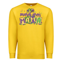 Lemon mardi gras mama Premium Sweatshirt - MaliasSmallBusiness