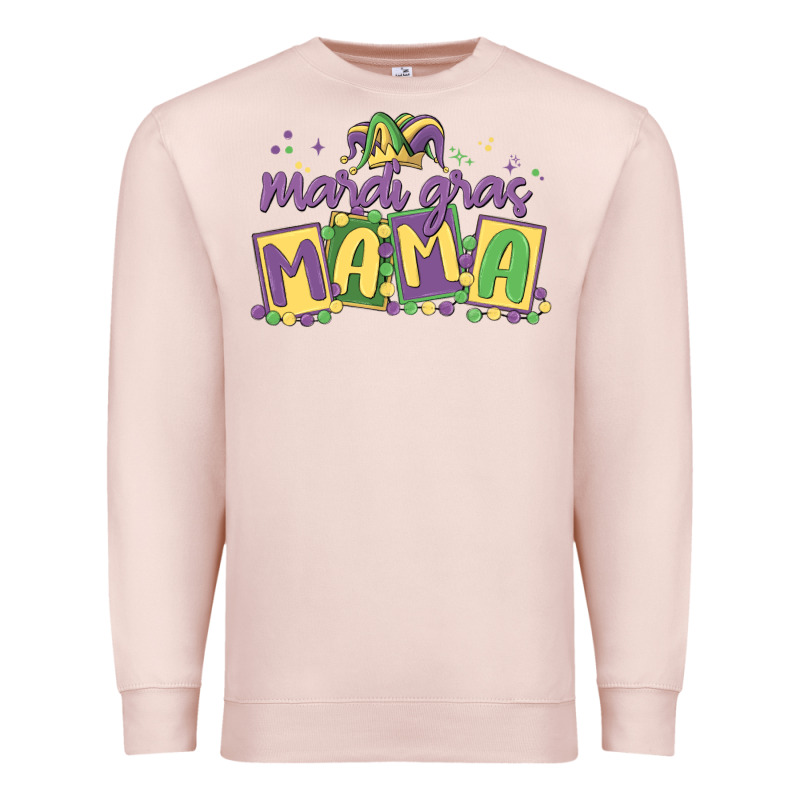 Mardi Gras Mama Premium Sweatshirt by MaliasSmallBusiness | Teevron