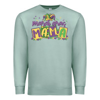 Seafoam mardi gras mama Premium Sweatshirt - MaliasSmallBusiness