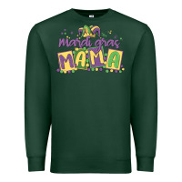 Sports Green mardi gras mama Premium Sweatshirt - MaliasSmallBusiness