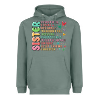 Sage sister beautiful loyal reliable Heavyweight Hoodie - MaliasSmallBusiness