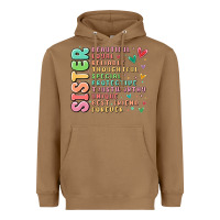 Toasted Coconut sister beautiful loyal reliable Heavyweight Hoodie - MaliasSmallBusiness
