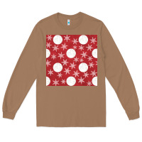 Toasted Coconut christmas snow flakes seamless pattern Long Sleeve Tee - BundleAndBundleShop