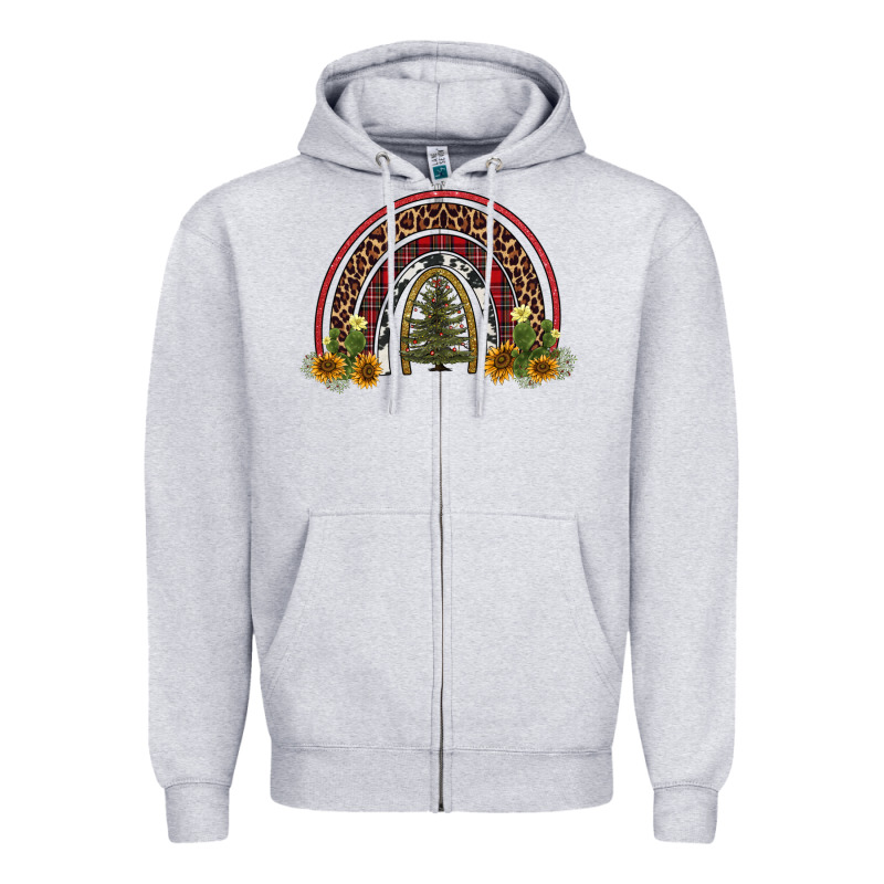 Rainbow Tree Zipper Hoodie by AdoDesignShop | Teevron