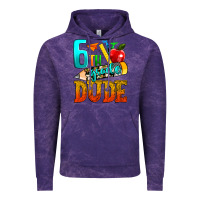 Cloud Purple 6th grade dude Vintage Hoodie - texasbilliewilder