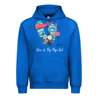Cobalt Wine Flip Flops Girl Urban Hoodie - Bettercallsaul
