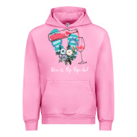 Fuchsia Pink Wine Flip Flops Girl Urban Hoodie - Bettercallsaul