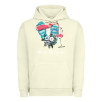 Pigment Pistachio Wine Flip Flops Girl Urban Hoodie - Bettercallsaul