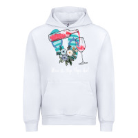 White Wine Flip Flops Girl Urban Hoodie - Bettercallsaul