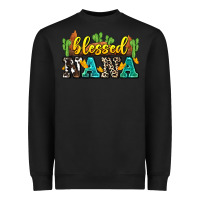 Black blessed nana Heavyweight Sweatshirt - Zillion Design Studio