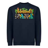 Navy blessed nana Heavyweight Sweatshirt - Zillion Design Studio