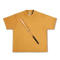 Peanut Butter wooden softball bat Urban Heavy Tee - FaDigitalArtStudio