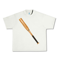Pistachio wooden softball bat Urban Heavy Tee - FaDigitalArtStudio
