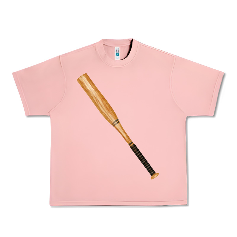 Wooden Softball Bat Urban Heavy Tee by FaDigitalArtStudio | Teevron