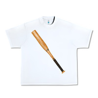 White wooden softball bat Urban Heavy Tee - FaDigitalArtStudio