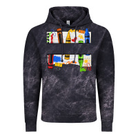 Cloud Black custom teacher name crayon Vintage Hoodie - texasbilliewilder