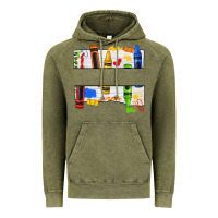 Vintage Olive custom teacher name crayon Vintage Hoodie - texasbilliewilder