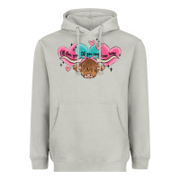 Moon Dust western cow and heart Heavyweight Hoodie - MaliasSmallBusiness