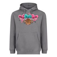 Storm western cow and heart Heavyweight Hoodie - MaliasSmallBusiness
