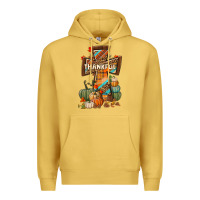 Antique Gold thankful fall cross Premium Hoodie - BundleAndBundleShop