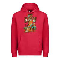 Cardinal thankful fall cross Premium Hoodie - BundleAndBundleShop